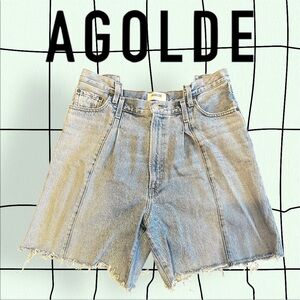 Agolde Pierced Angled Shorts